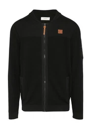 Strickjacke Strickjacke mit Bomber-Kragen - Regular Fit
