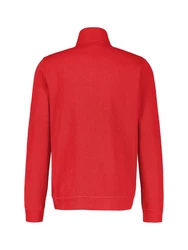 LERROS Sweatshirt Unifarbener Sweattroyer Herren Rot