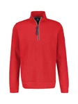 LERROS Sweatshirt Unifarbener Sweattroyer Herren Rot