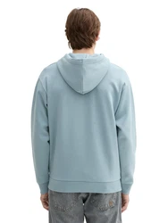 TOM TAILOR Denim Sweatshirt Hoodie mit Logo-Details 