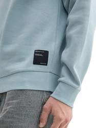TOM TAILOR Denim Sweatshirt Hoodie mit Logo-Details 