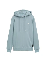 TOM TAILOR Denim Sweatshirt Hoodie mit Logo-Details 
