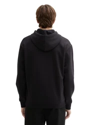 TOM TAILOR Denim Sweatshirt Hoodie mit Logo-Details 