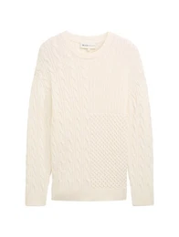 Strickpullover Strickpullover mit Zopfmuster - Relaxed Fit