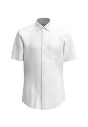 seidensticker Businesshemd Regular Button-Down-Kragen Struktur Weiß/Grau/Creme
