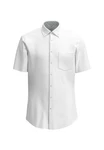 seidensticker Businesshemd Regular Button-Down-Kragen Struktur Weiß/Grau/Creme