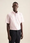 seidensticker Businesshemd Regular Kurzarm Button-Down-Kragen Rosa