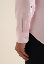 Seidensticker Businesshemd Shaped Langarm Kentkragen Uni Rosa/Lila/Rot