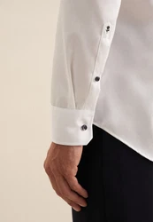 seidensticker Businesshemd X-Slim Langarm Kentkragen Uni Weiß/Gelb/Creme/Grau/Dunkelrot
