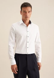 Businesshemd X-Slim X-Slim Langarm Kentkragen Uni