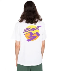 Element T-Shirt Horizon Weiß/Lila/Dunkelblau