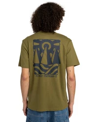 Element T-Shirt Day And Night Dunkelgrün/Khaki/Grün
