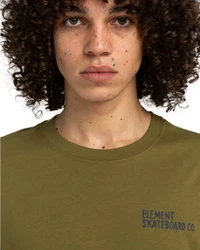Element T-Shirt Day And Night Dunkelgrün/Khaki/Grün