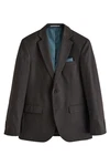 Next Sakko Strukturiertes Slim Fit Anzugsakko Dunkelgrau/Dunkelbraun/Braun/Grau/Khaki