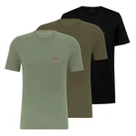 HUGO Unterhemd Dunkelgrün/Khaki/Beige/Braun