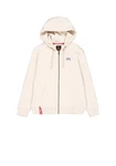 Alpha Industries Hoodie Basic Zip Hoodie Small Logo Beige/Khaki/Weiß/Creme/Rosa