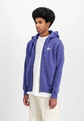 Alpha Industries Hoodie Basic Zip Hoodie Small Logo Dunkelblau/Lila/Fliederfarben