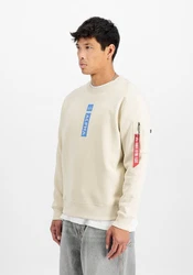Alpha Industries Sweater Refl. Print Beige/Khaki/Weiß