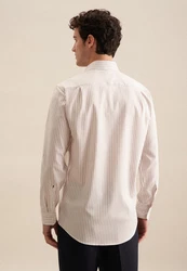 seidensticker Businesshemd Regular Kentkragen NEW KENT OT Gelb/Dunkelrot/Grau/Rot/Khaki