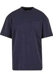 Urban Classics Langarmshirt Tall Pocket Tee Dunkelblau/Blau