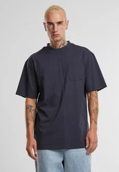 Urban Classics Langarmshirt Tall Pocket Tee Dunkelblau/Blau