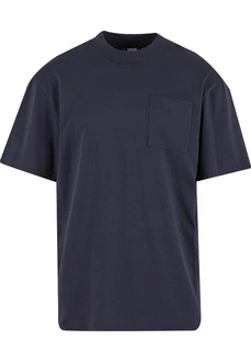 Urban Classics Langarmshirt Tall Pocket Tee Dunkelblau/Blau