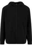 URBAN CLASSICS Sweatjacke Scuba Zip Pocket Hoody Schwarz