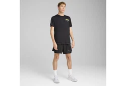 PUMA Laufshirt NITRO Herren Schwarz/Lila/Braun