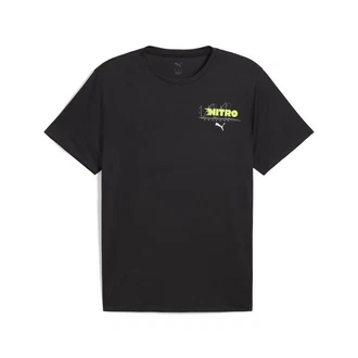 PUMA Laufshirt NITRO Herren Schwarz/Lila/Braun