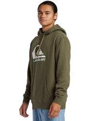 Quiksilver Kapuzenpullover Big Logo Dunkelgrün/Khaki