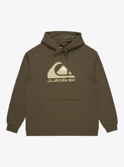 Quiksilver Kapuzenpullover Big Logo Dunkelgrün/Khaki Quiksilver Kapuzenpullover Big Logo Dunkelgrün/Khaki