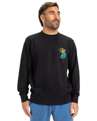 Quiksilver Sweatshirt Graphic Dunkelblau
