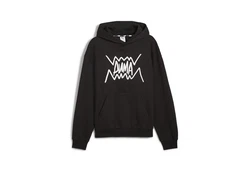 PUMA Hoodie Jaws Core Basketballhoodie Herren Schwarz/Grün