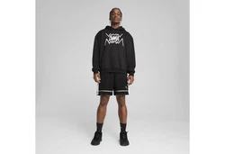 PUMA Hoodie Jaws Core Basketballhoodie Herren Schwarz/Grün