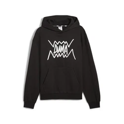 PUMA Hoodie Jaws Core Basketballhoodie Herren Schwarz/Grün