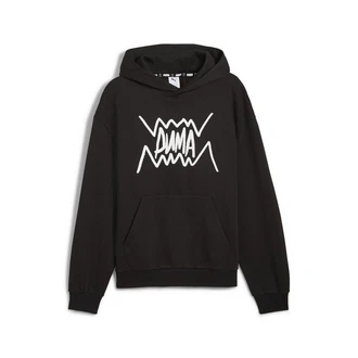 PUMA Hoodie Jaws Core Basketballhoodie Herren Schwarz/Grün