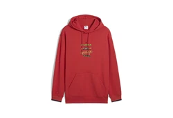 PUMA Hoodie Wardrobe Essentials Graphic Hoodie Herren Rot/Dunkelrot