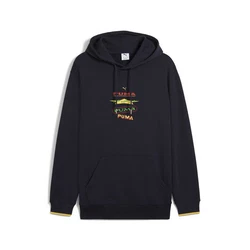 PUMA Hoodie Wardrobe Essentials Graphic Hoodie Herren Dunkelblau/Schwarz/Mischfarben