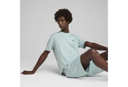PUMA T-Shirt Essentials Small No. 1 Logo T-Shirt Herren Hellblau/Blau/Grün