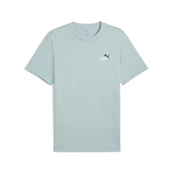 PUMA T-Shirt Essentials Small No. 1 Logo T-Shirt Herren Hellblau/Blau/Grün
