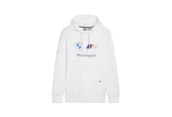 PUMA Hoodie BMW M Motorsport ESS Herren Weiß/Hellblau/Schwarz