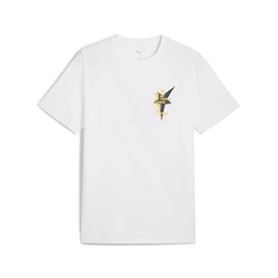 PUMA T-Shirt ROAD TO UNITY Graphic T-Shirt Herren Weiß/Schwarz