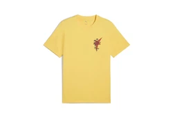 PUMA T-Shirt ROAD TO UNITY Graphic T-Shirt Herren Gelb/Gold