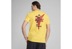 PUMA T-Shirt ROAD TO UNITY Graphic T-Shirt Herren Gelb/Gold