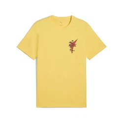 PUMA T-Shirt ROAD TO UNITY Graphic T-Shirt Herren Gelb/Gold