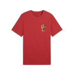 PUMA T-Shirt ROAD TO UNITY Graphic T-Shirt Herren Rot/Bordeaux/Dunkelrot