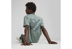 PUMA T-Shirt ROAD TO UNITY Grün/Hellblau/Hellgrün/Dunkelgrün/Türkis