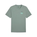 PUMA T-Shirt ROAD TO UNITY Grün/Hellblau/Hellgrün/Dunkelgrün/Türkis