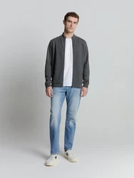 NO EXCESS Sweater No Excess Jacquard sweatshirt khaki