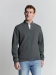 NO EXCESS Sweater No Excess Jacquard sweatshirt khaki
